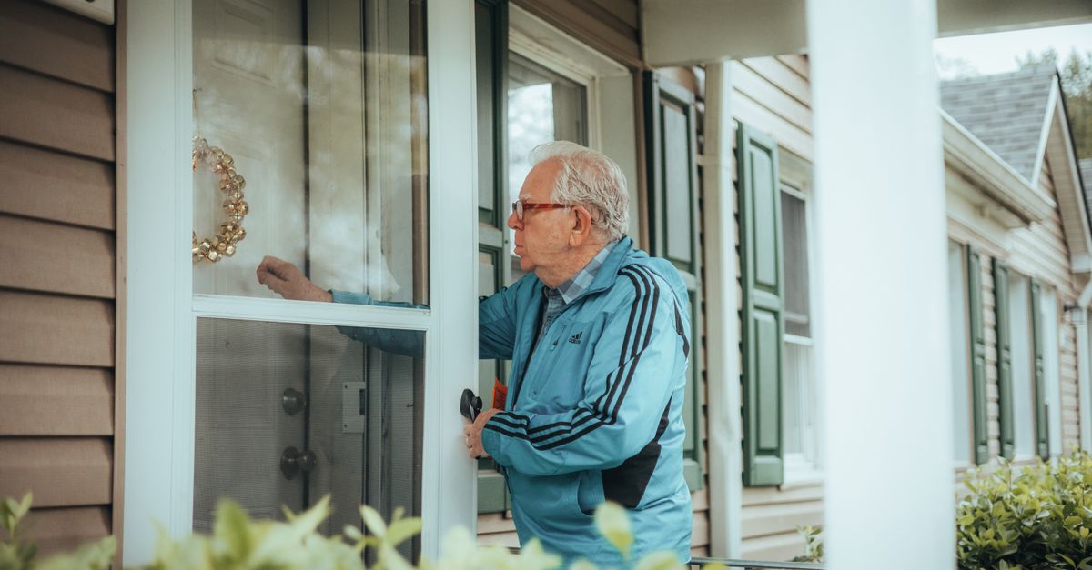 locksmith unlocking front door — Secure Craft Locksmith